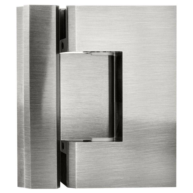 Charnière de porte en verre satiné à 90 degrés 97D76A5FB2D74795B271FEA73B5152A0, Chrome satiné