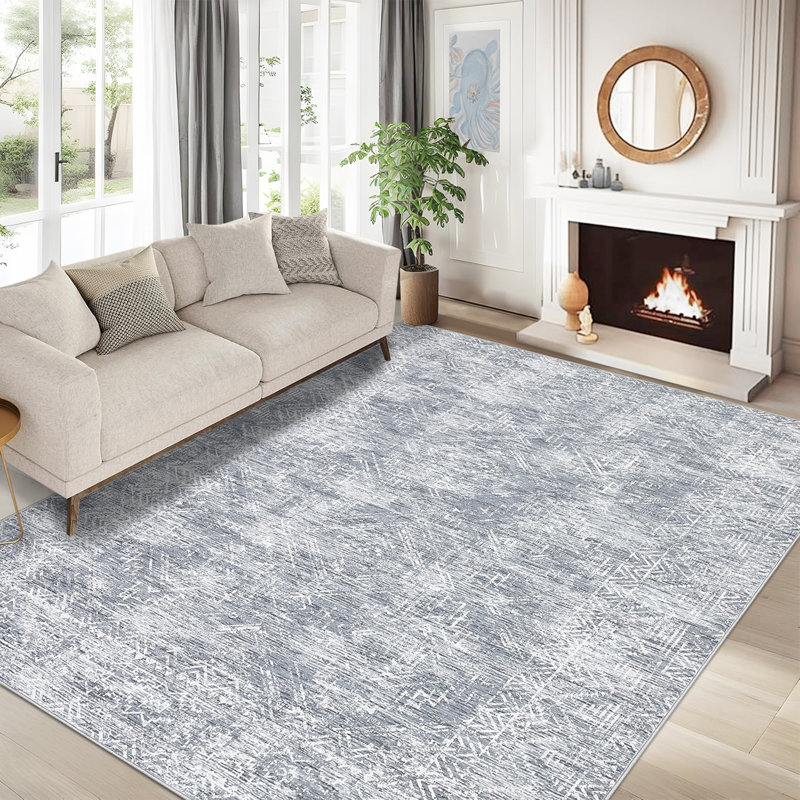Tapis lavable à la machine Modern, Rectangle 10 pi x 13 pi