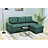 Convertible L-Shaped Sectional Sleeper Sofa Bed-1175216027