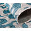 Tapis bleu sarcelle / gris Murph-63448752