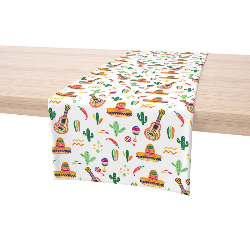 Rectangular Cotton Twill Table Runner