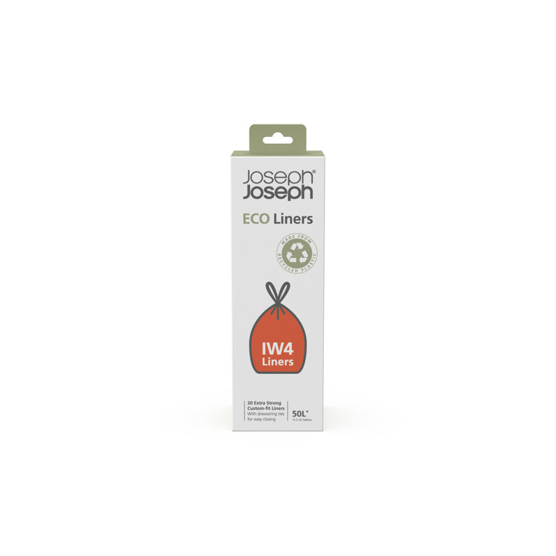 Joseph Joseph IW4 Sacs poubelle écologiques sur mesure, 13,2 gallons