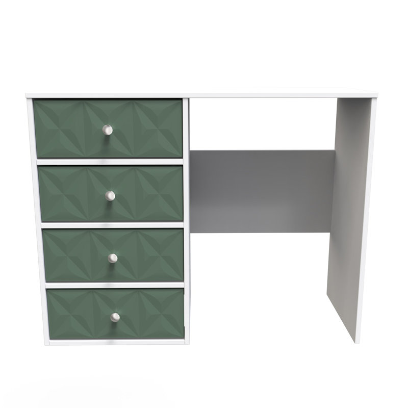 Carnlea Dressing Table, Labrador Green/White