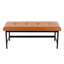 Banc en métal et similicuir-1921661163