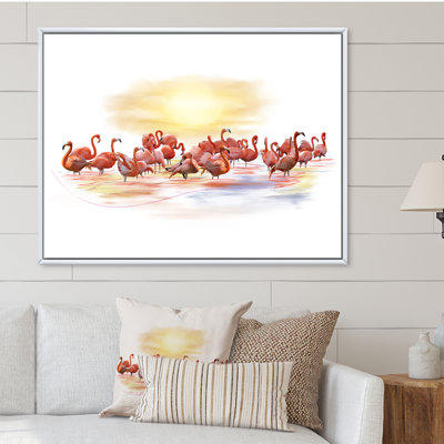 " Pink Flamingos "