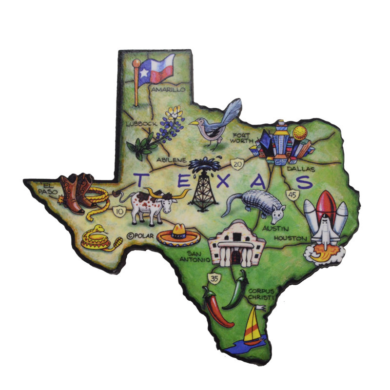 Accessoires pour tableau blanc Texas Lone Star State Artbo