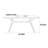 Rectangular rock slab dining table-351096644