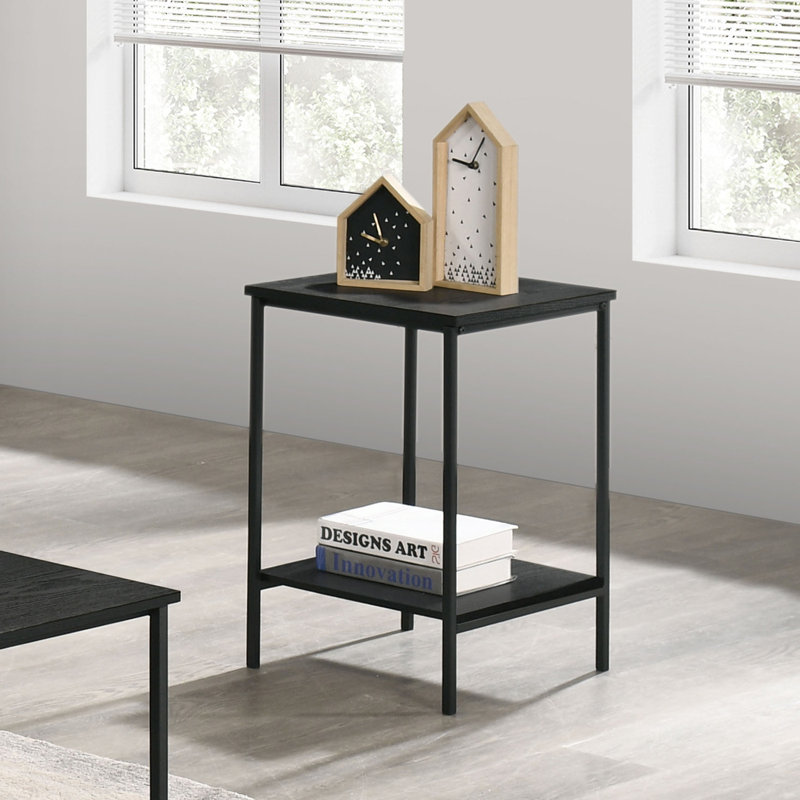 Ensemble de tables basses 3 pièces Ayton, Noir