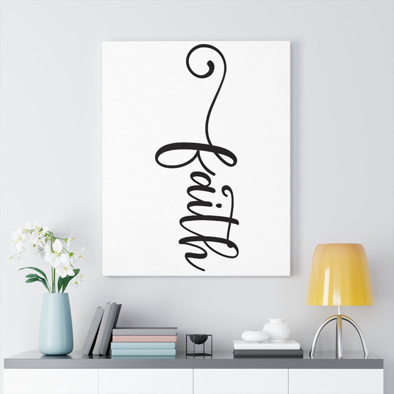 Faith - Wrapped Canvas Print, 36cm H x 28cm W