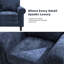 Fauteuil d'appoint rembourré à accoudoirs roulés Luelle-217720205