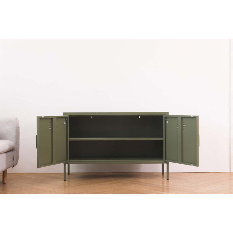 Armoire de rangement en métal durable et multifonctionnelle avec tablettes réglables et fabrication en acier robuste pour une utilisation polyvalente