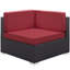 Ensemble de 2 chaises modulaires d'extérieur Ameil-121931324