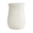 Kiyra Modern Organic MGO Outdoor Side Table with Travertine-Look Finish and Sculptural Design