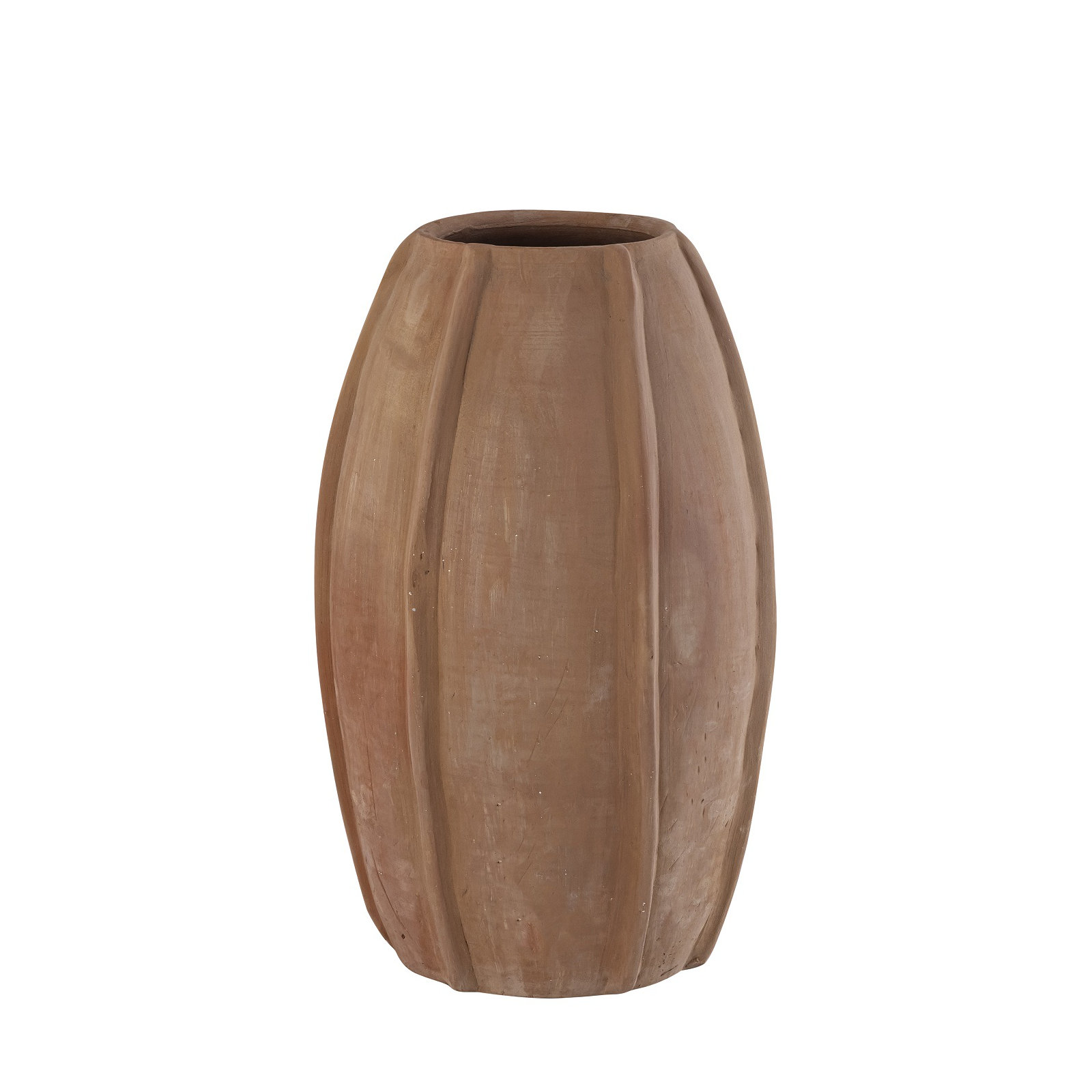 Terracotta Vase Dia 8.5" X 12.5" H