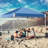 Iron Pop-up Canopy with Removable Mesh Sidewalls and Roller Bag-86706489-90566786