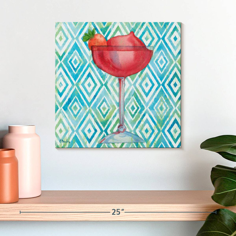 Yarlin Toast Cocktails IV, 16" H x 16" W