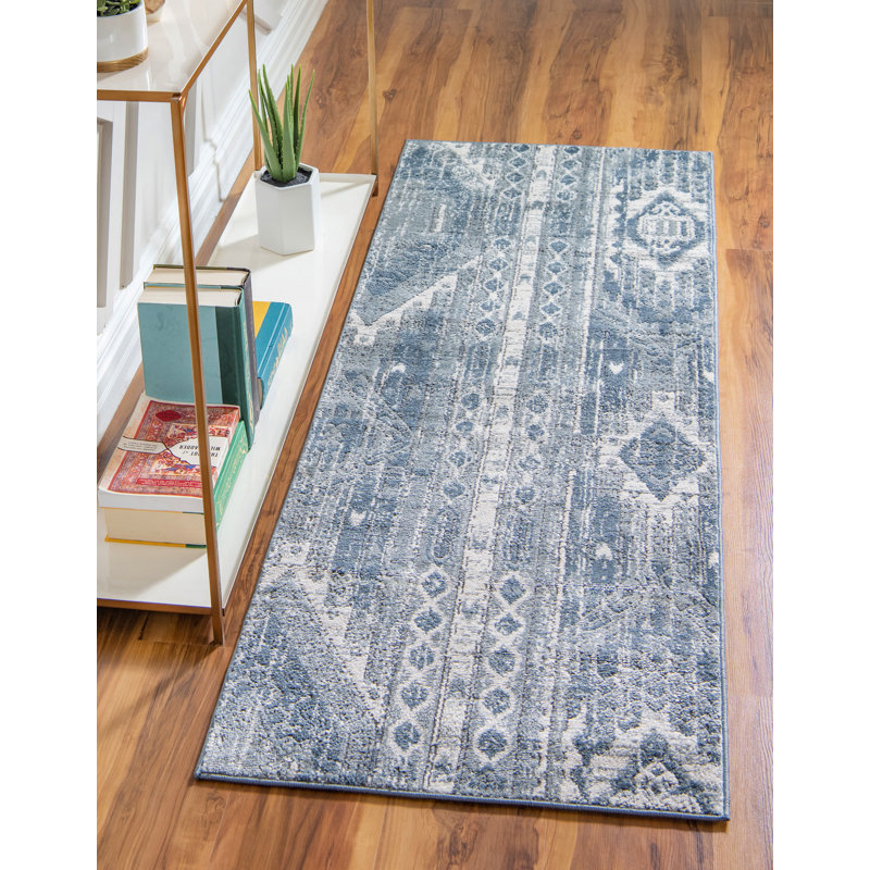 Santini Striped Indoor Rug, Runner 2'2" x 12'