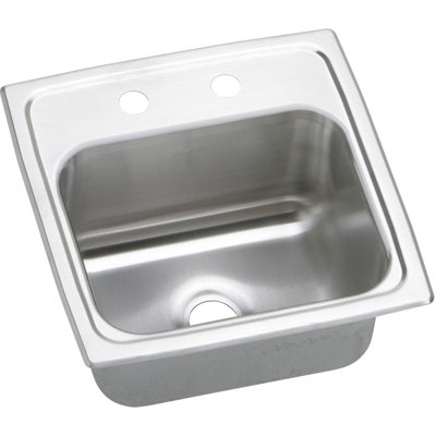 Évier de cuisine encastré de 15 po x 15 po x 6,13 po Gourmet
