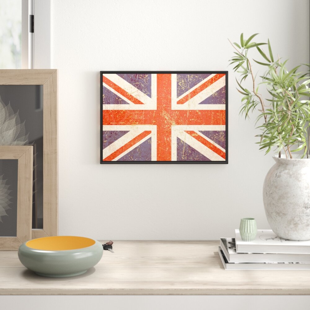 Gerahmtes Wandbild Union Jack