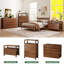 Commode 4 tiroirs avec tablettes ouvertes