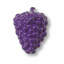 (5 Pack) 1-1/4 inch Purple Grape Cluster Knob