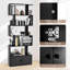 Elodia 183cm H x 70cm W Geometric Bookcase-260193343