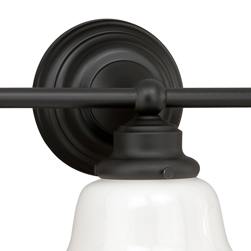 Éclairage pour meuble-lavabo à intensité variable Margaree, Bronze frotté à l'huile, H 10 po x l 24 po x P 7 po
