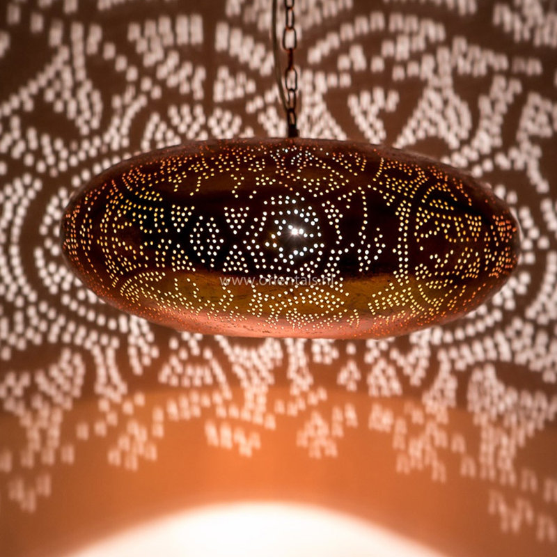 Cheatwood 1 - Light Dome Pendant, Copper