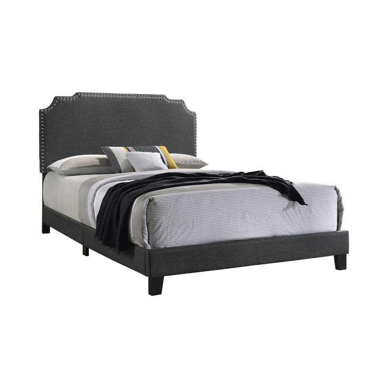 Arsula Upholstered Standard Bed, Queen, Gray