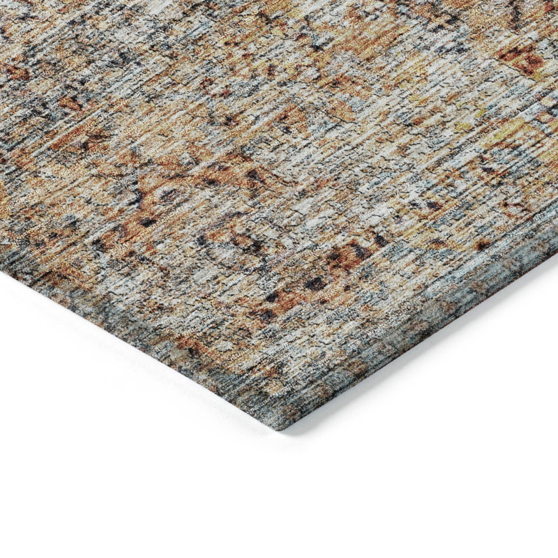 Tapis corail intérieur / extérieur lavable à la machine Cicel ACN1143, Rectangle 2 pi 6 po x 3 pi 10 po