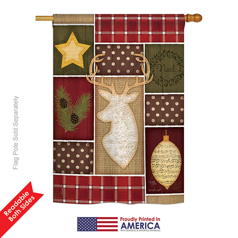 Drapeau de maison 40 po x 28 po Lauder