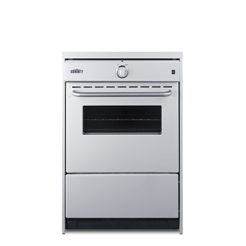 Summit Appliance 24" Wide White Induction Range, White