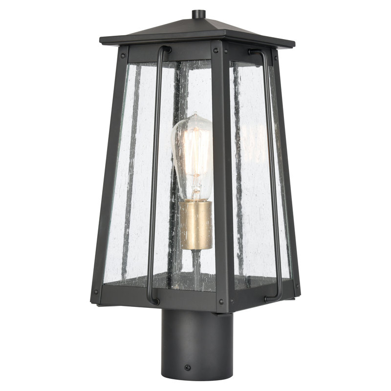 Lampadaire d'extérieur 2 lumières Kirkdale - noir mat 17 po Kirkdale, Noir mat
