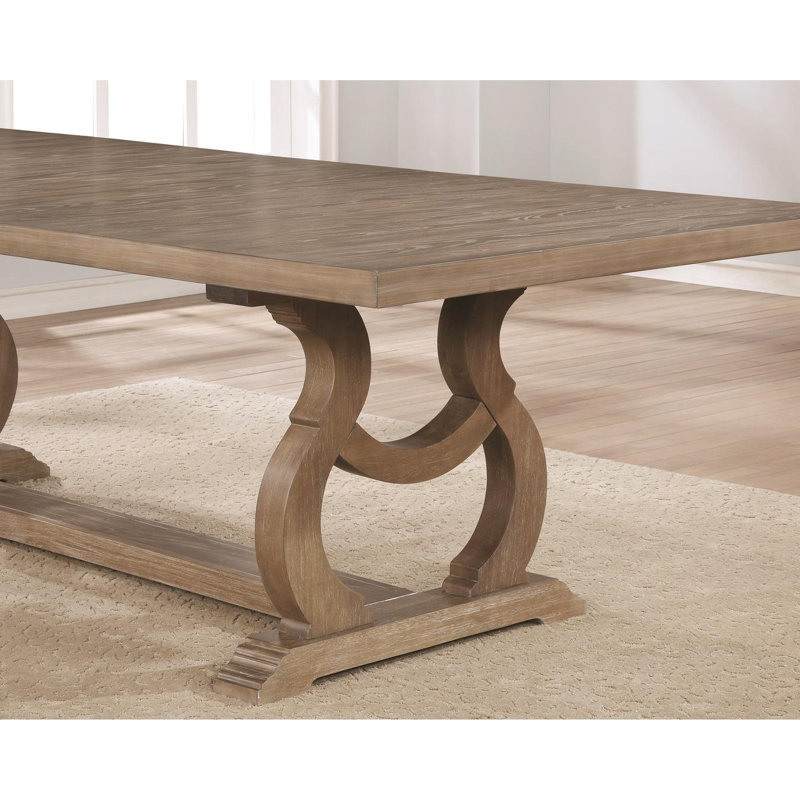 Ross Extendable Double Pedestal Dining Set