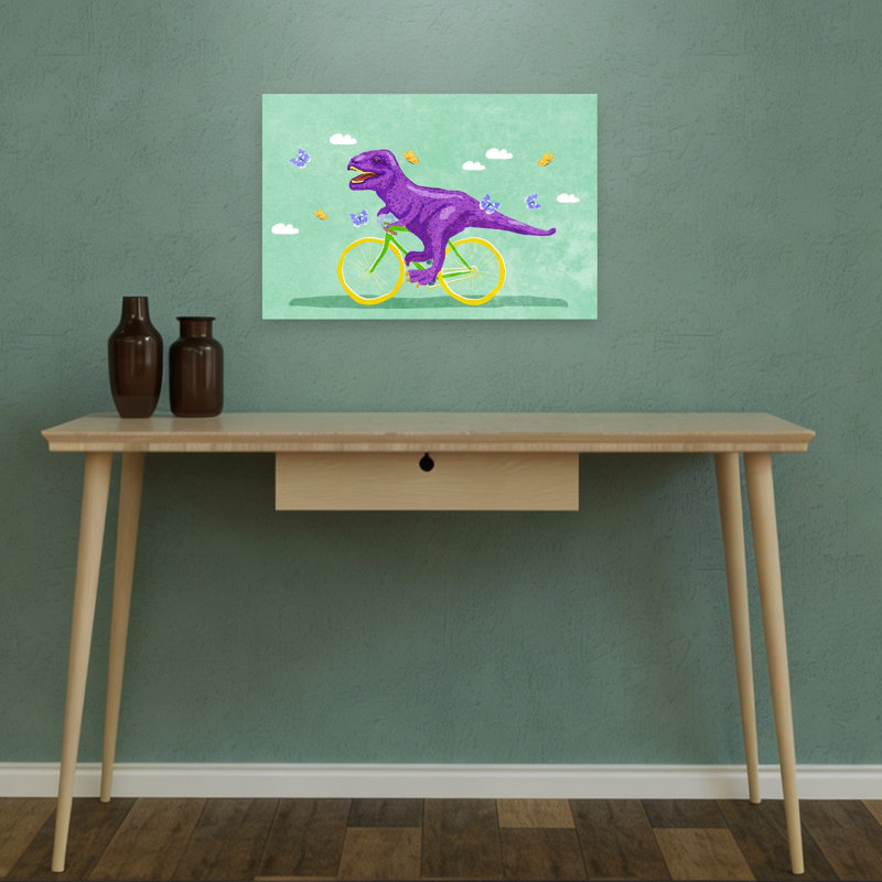 Dino Racer, 12" H x 18" W