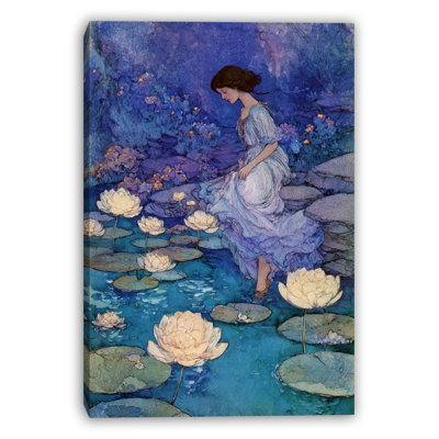 Art mural sur toile au clair de lune