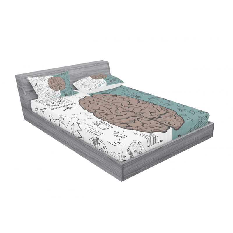 Microfiber Sheet Set, Full/Double Sheet Set with Fitted Sheet