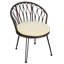 Ensemble de conversation d'extérieur Verdiva avec 2 chaises en rotin et table en verre-115694834-115694830