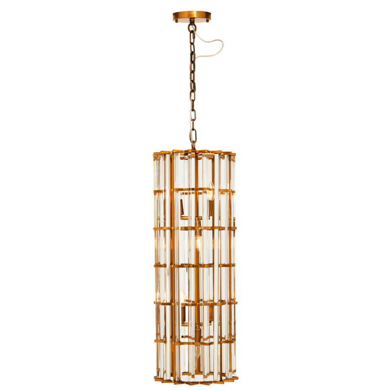 Angecourt 8 - Light Brass Pendant