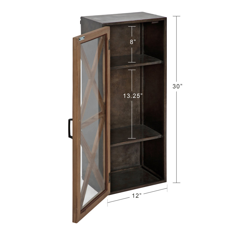 Herrick 3 Piece Metal Cube Shelf