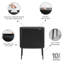 Poubelle à couvercle tactile Bo de 9,5 gallons (36 litres)-70100660