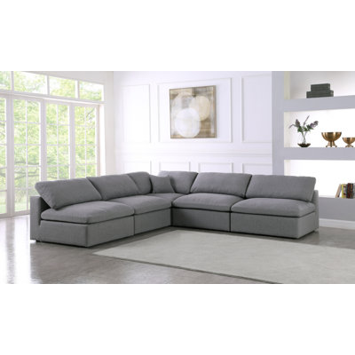 Burrows Upholstered L-Shaped Sectional Reversible