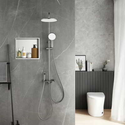 Bistra Stainless Steel Shower Shelf