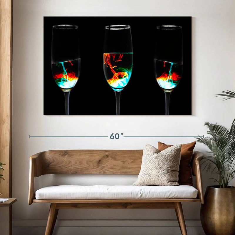 Yarlin Glowing Drinks, 34" H x 51" W