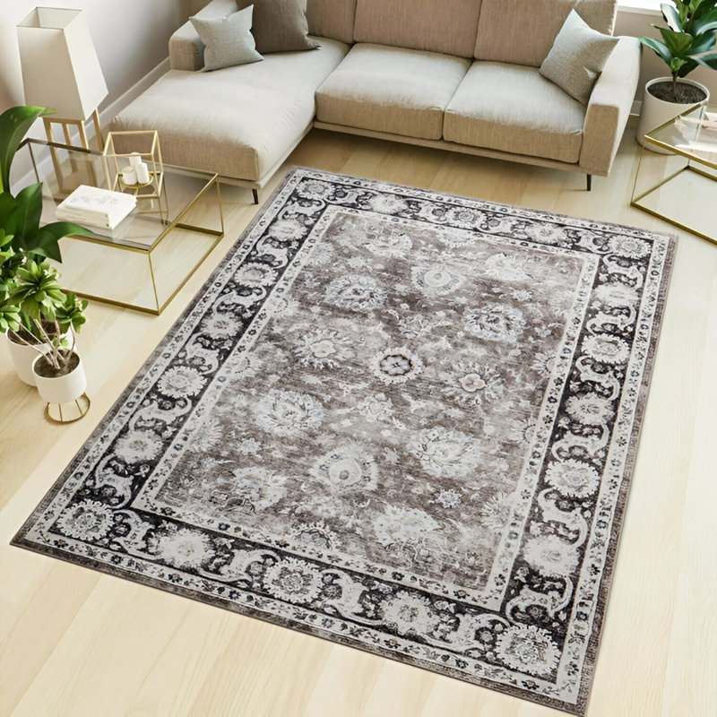 Bella Vintage Look Shag Area Rug, Rectangle 60 x 110 cm