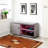 18" Tall Storage Ottoman With Shoe Compartment