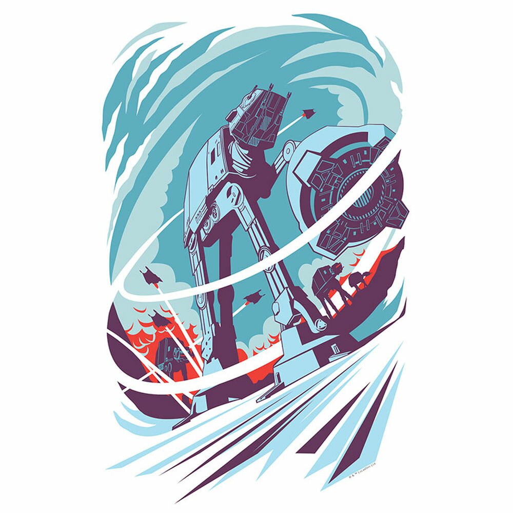 Poster Star Wars Vektor Hoth