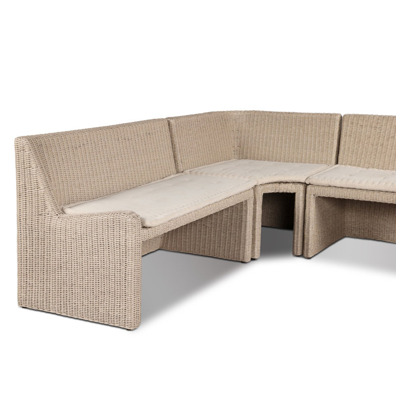 Senna Outdoor U-Shape Dining Banquette