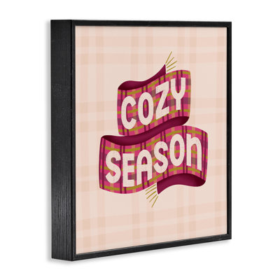 Écharpe Cozy Season sur toile écossaise, dessin par Sarah Hickman