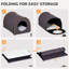 Maison féline chauffée, imperméable pour les chats, chaleureuse et confortable, refuge pour animaux brun, sommeil paisible, imperméable